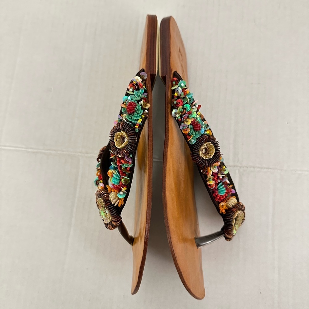 Bali Moom Beaded Sandals Size 40(9 US)) - Picture 3 of 6
